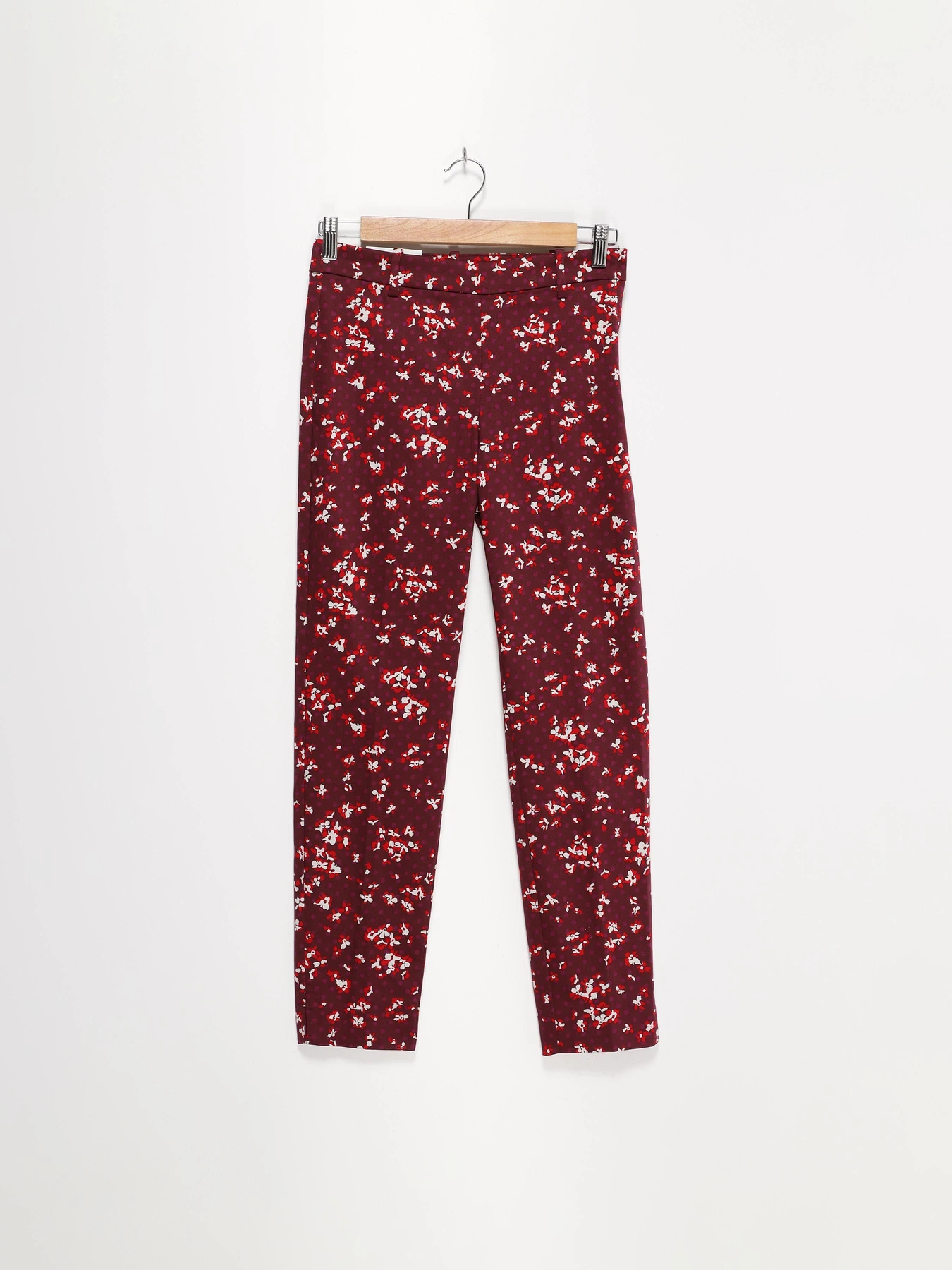 Брюки H&M модель 0665290_бордовий комб. Брюки H&M модель 0665290_бордовий комб. Фото
