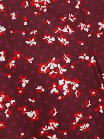 Брюки H&M модель 0665290_бордовий комб. Фото
