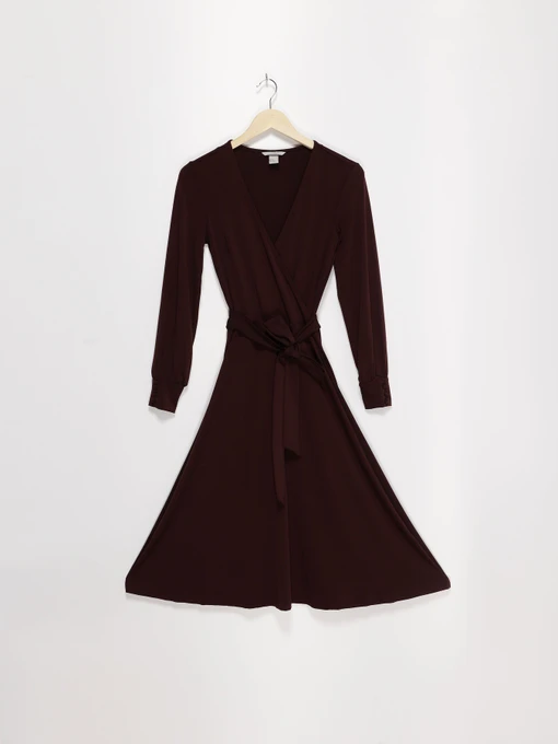 Платья H&M модель 0665481_бордовий Фото