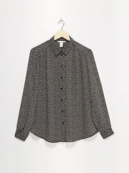 Сорочки H&M модель 0667499_чорний комб. Фото