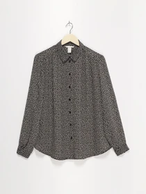 Рубашки H&M модель 0667499_чорний комб. Фото
