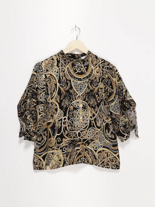 Рубашки H&M модель 0667509_чорний комб. Фото