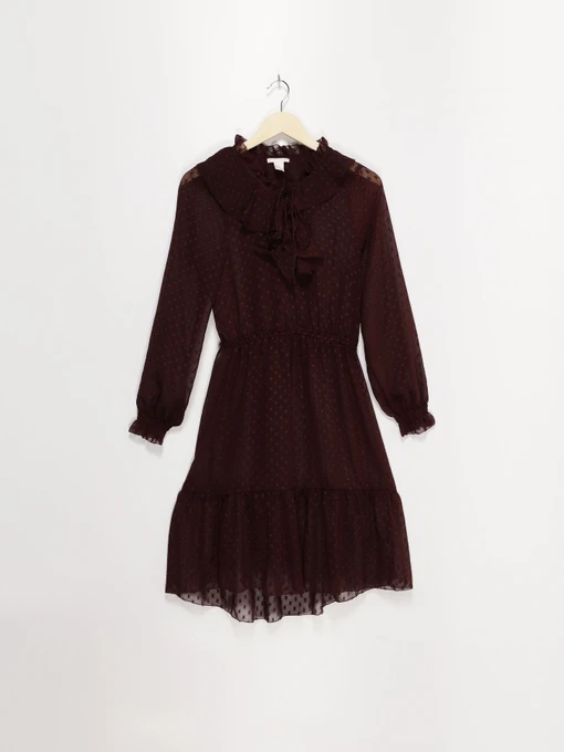Платья H&M модель 0671502_т.бордовий Фото