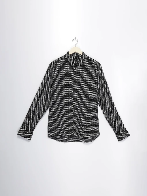 Сорочки H&M модель 0673426_чорний з білим Фото
