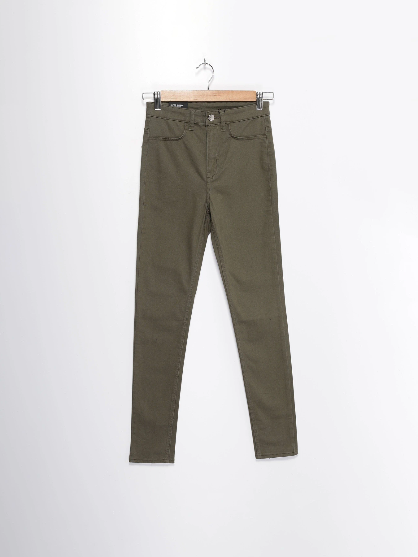 Брюки H&M модель 0673901_хакі Брюки H&M модель 0673901_хакі Фото