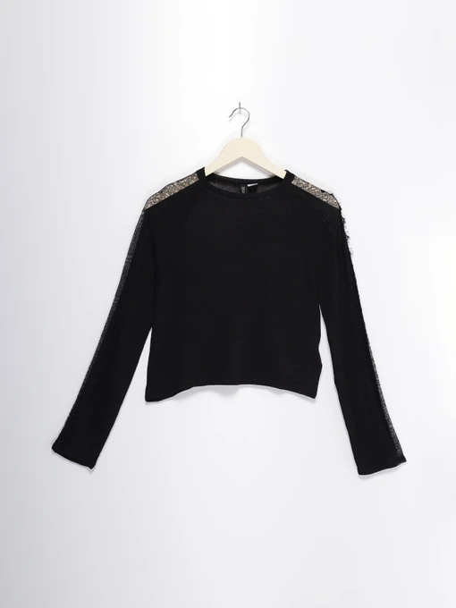 Худи и свитшоты H&M модель 0675378_чорний Фото