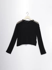 Худи и свитшоты H&M модель 0675378_чорний Фото