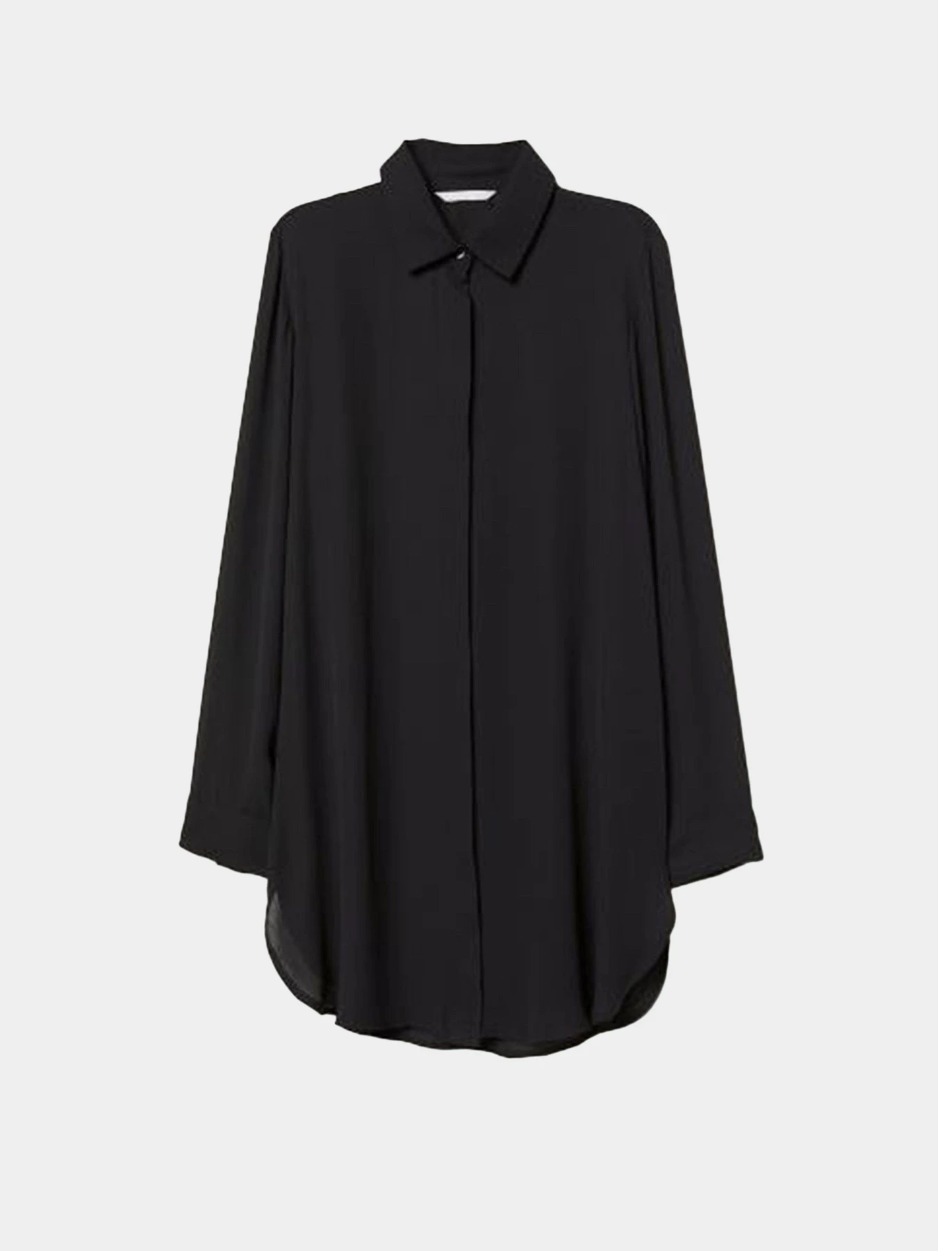Рубашки H&M модель 0678230_чорний Фото