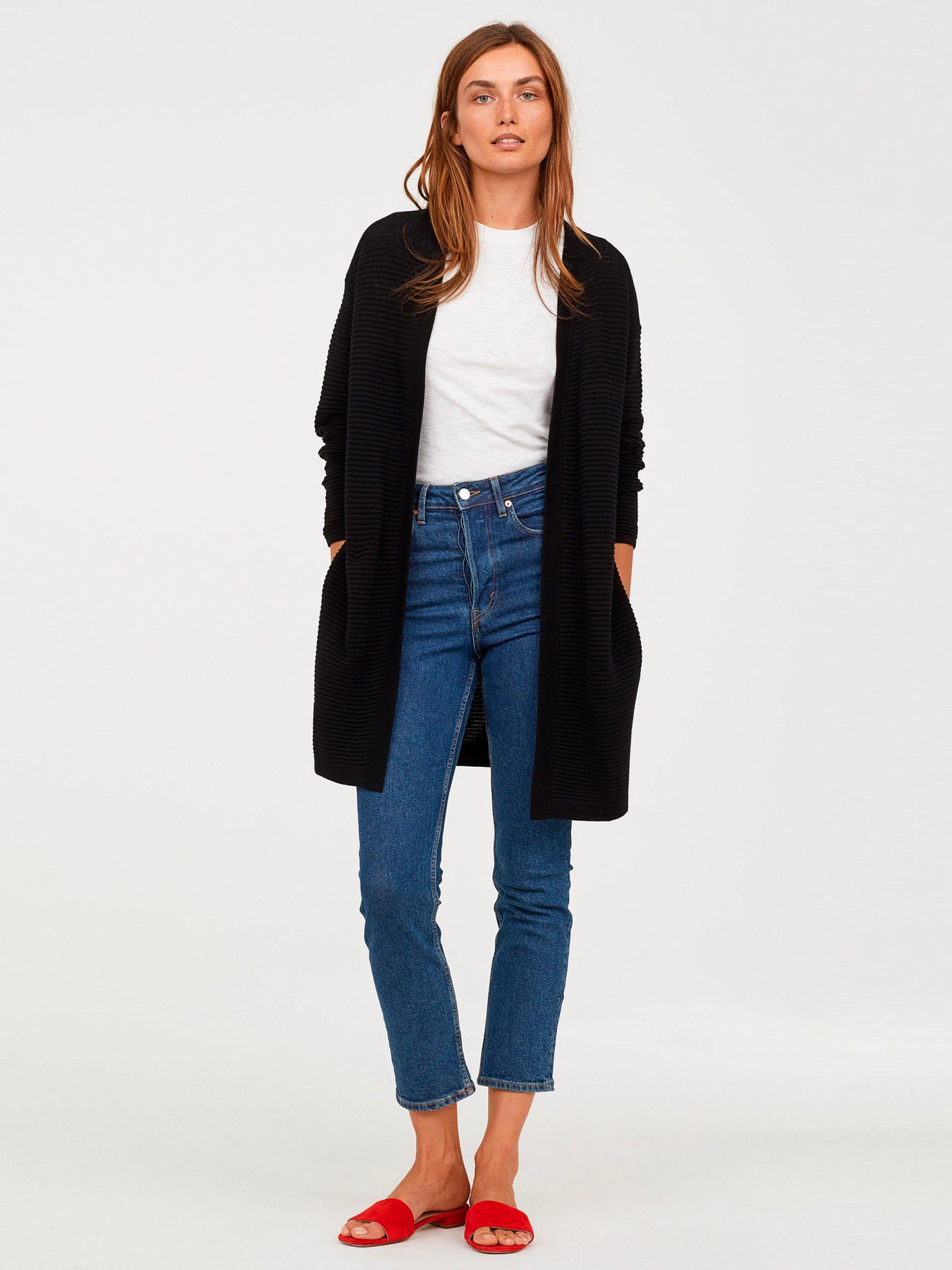 Свитры и кардиганы H&M модель 0684210_чорний Свитры и кардиганы H&M модель 0684210_чорний Фото