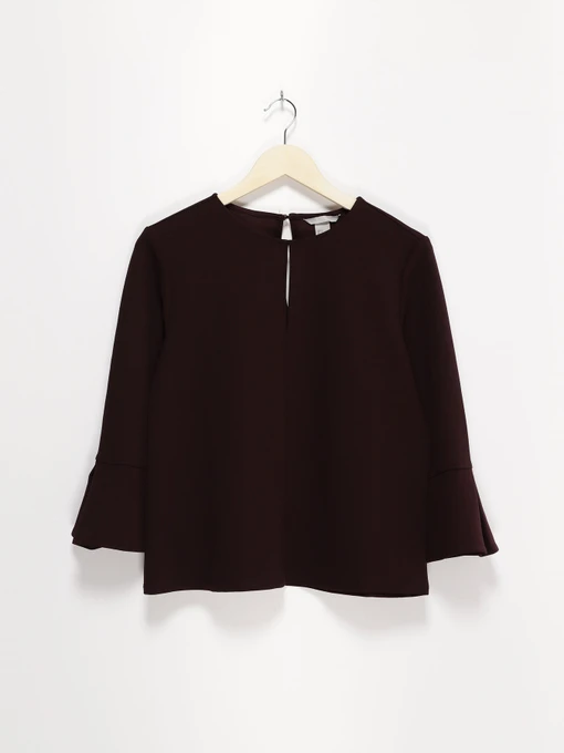 Рубашки H&M модель 0694153_т.бордовий Фото