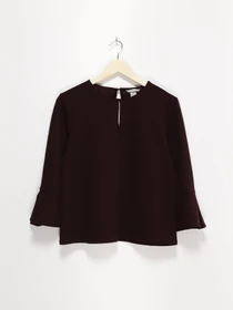 Рубашки H&M модель 0694153_т.бордовий Фото