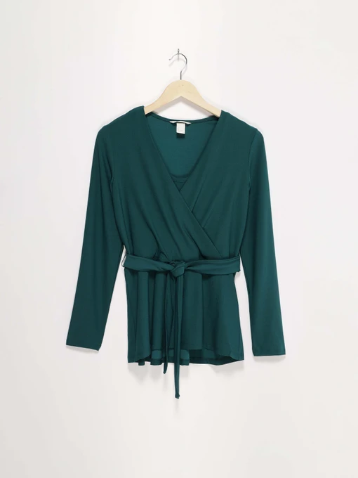 Рубашки H&M модель 0699208_т.бірюзовий Фото