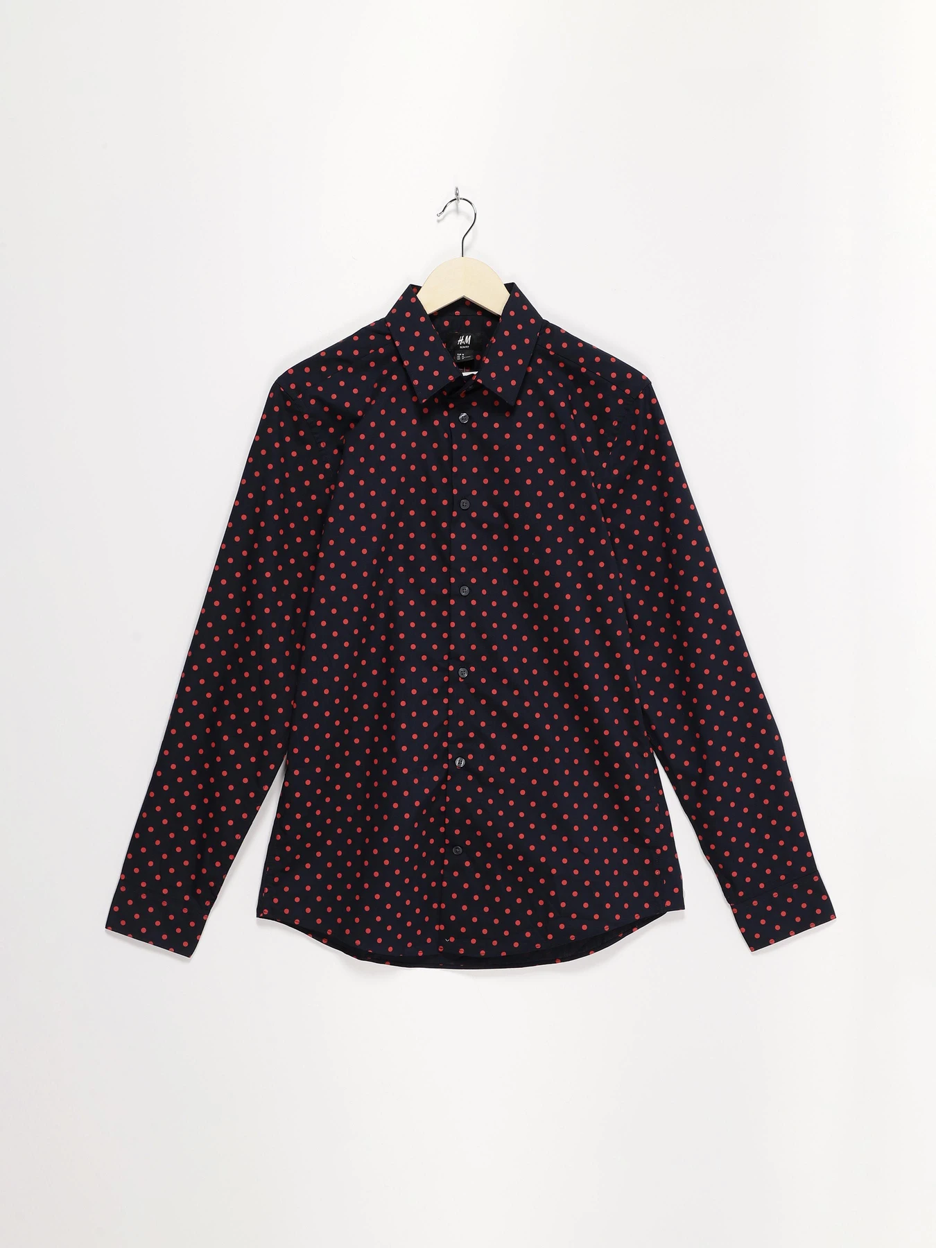 Рубашки H&M модель 0706499_т.синій з червоним Рубашки H&M модель 0706499_т.синій з червоним Фото
