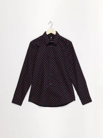 Рубашки H&M модель 0706499_т.синій з червоним Фото