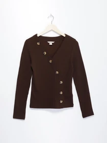Худі та світшоти H&M модель 0711663_т.коричневий Фото