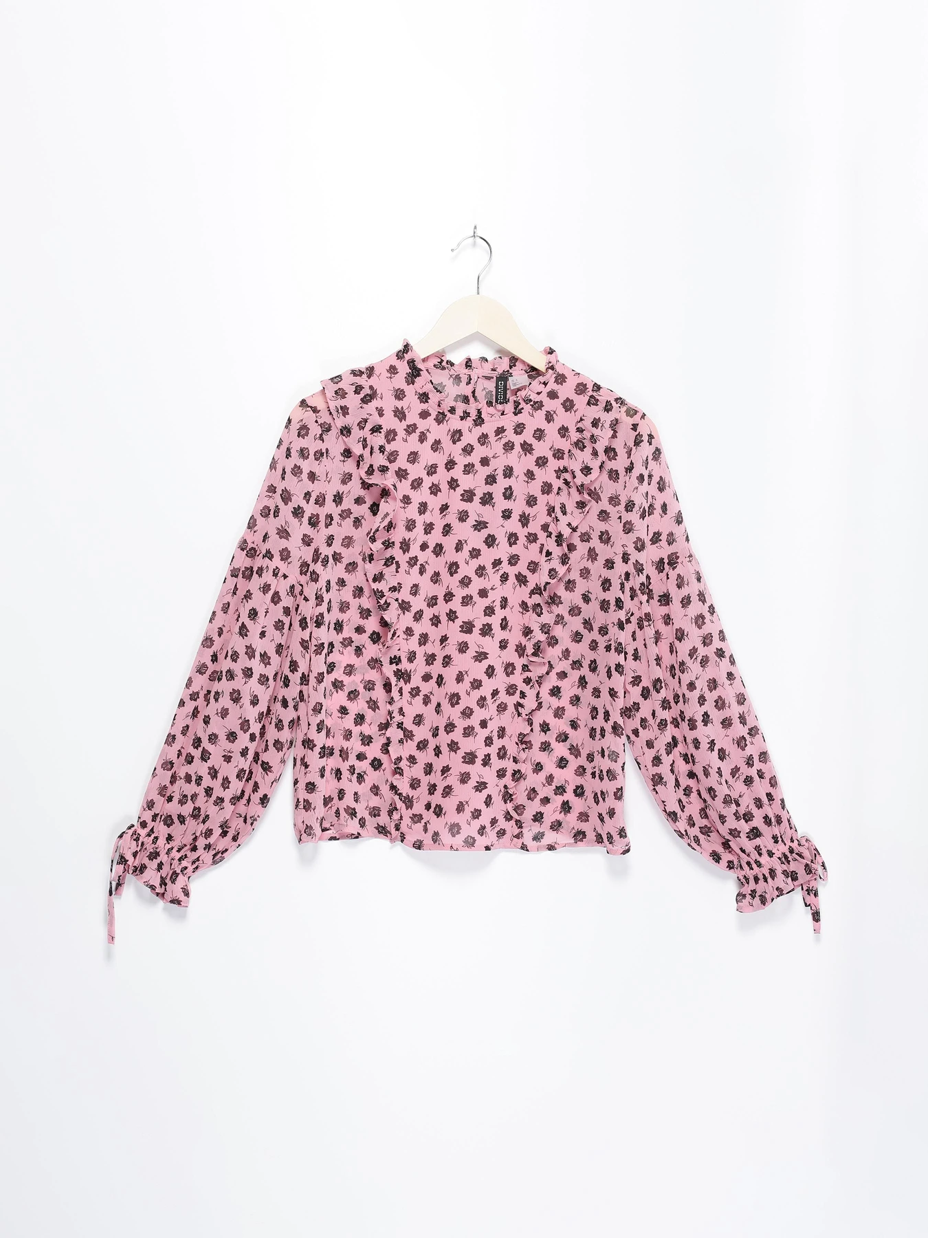 Рубашки H&M модель 0724209_с.рожевий з чорним Рубашки H&M модель 0724209_с.рожевий з чорним Фото