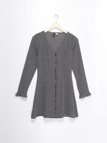 Платья H&M модель 0733361_чорний з білим Фото