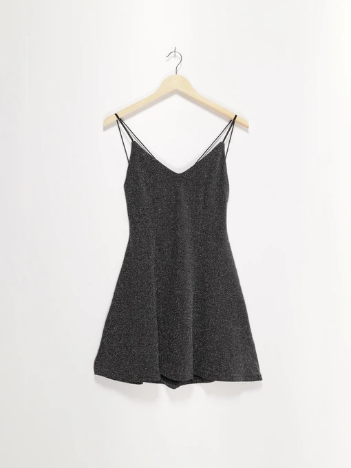 Платья H&M модель 0744005_срібний комб. Фото