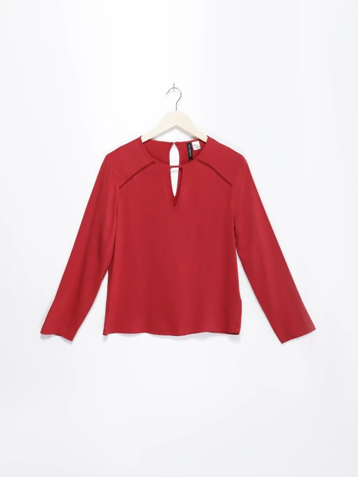 Рубашки H&M модель 0745836_т.червоний Фото