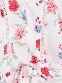 Рубашки H&M модель 0752373_білий комб. Фото