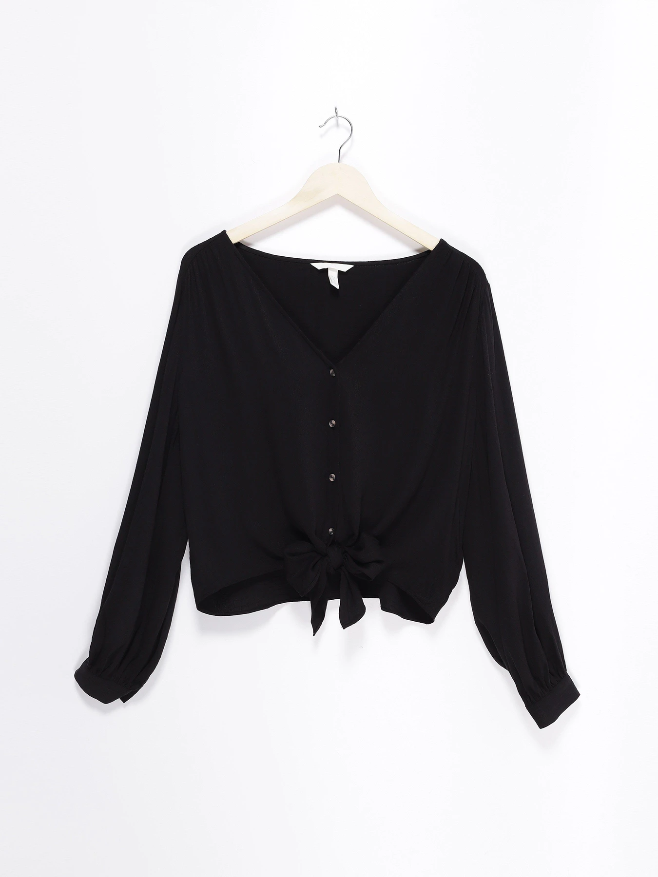 Рубашки H&M модель 0762212_чорний Рубашки H&M модель 0762212_чорний Фото