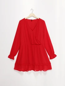Платья H&M модель 0829432_червоний Фото