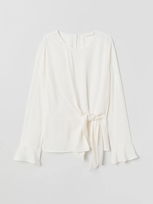 Рубашки H&M модель 0747984_білий Фото