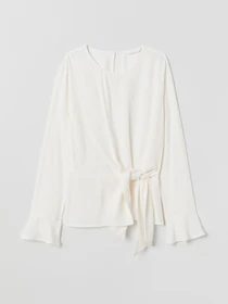 Сорочки H&M модель 0747984_білий Фото