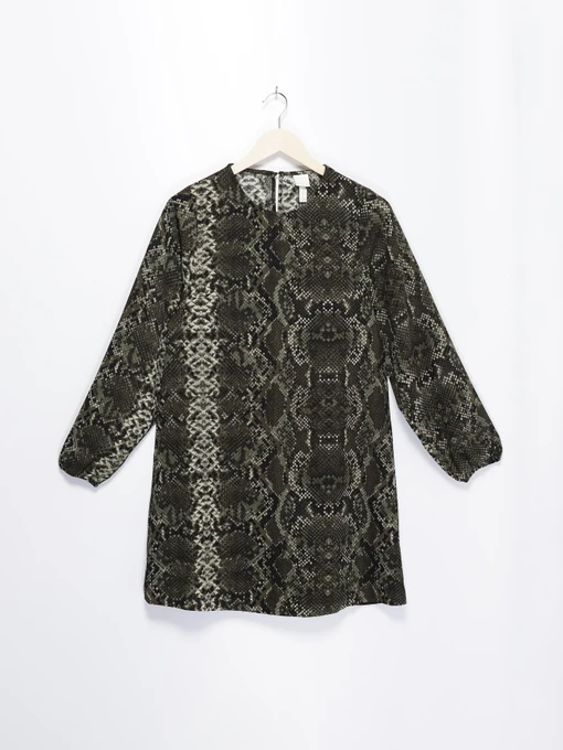 Платья H&M модель 0830770_хакі комб. Фото