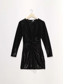 Платья H&M модель 0832323_чорний Фото