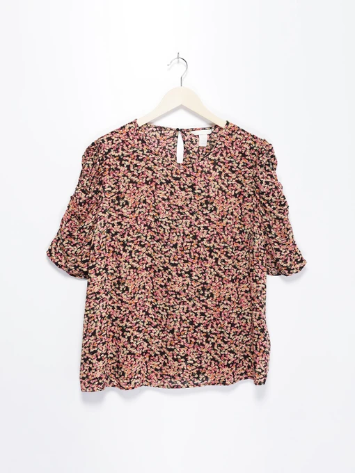 Рубашки H&M модель 0840604_чорний комб. Фото