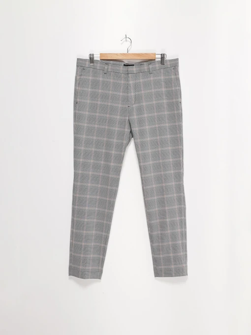 Брюки H&M модель 0843614_сірий комб. Фото