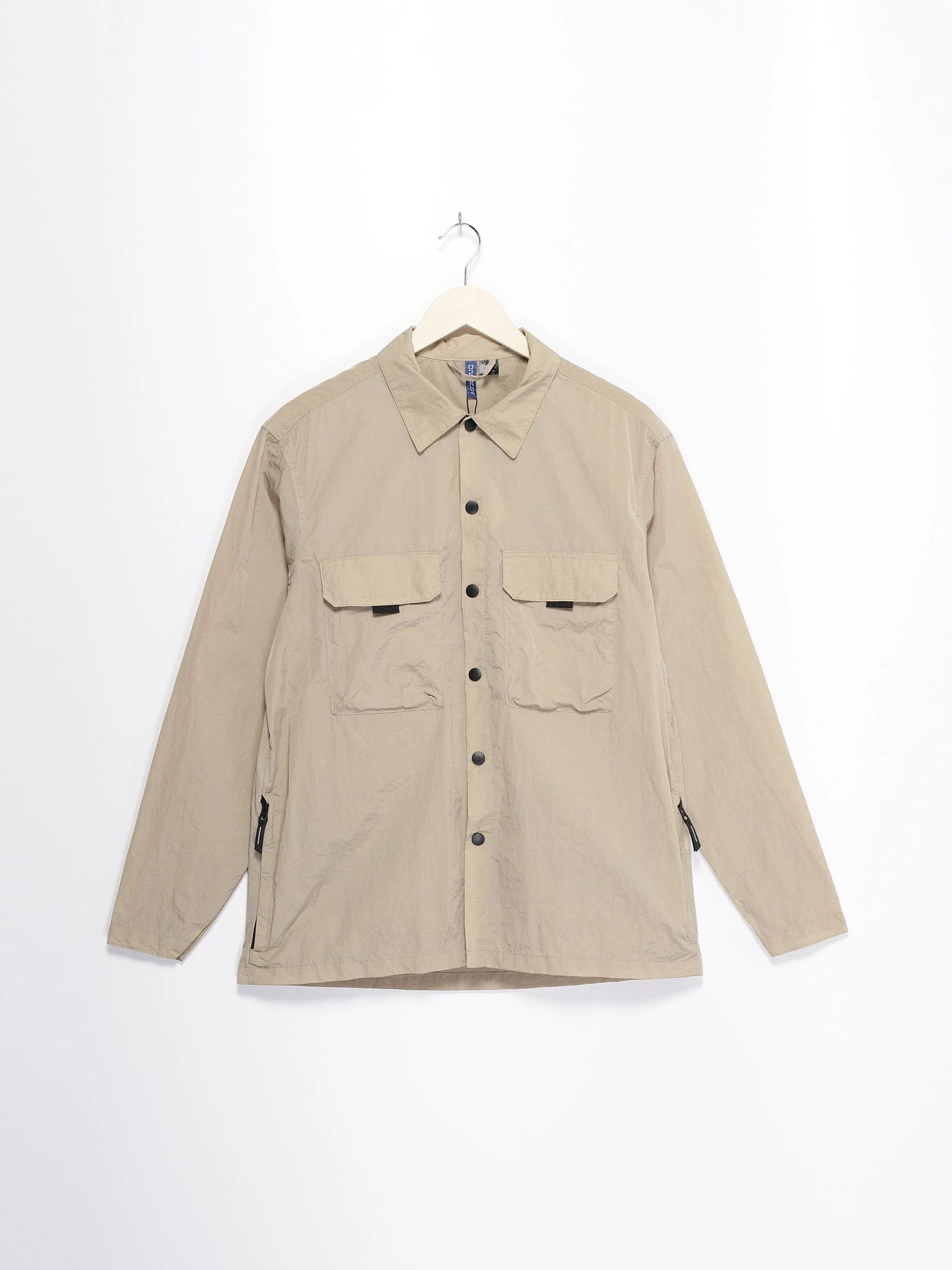 Рубашки H&M модель 0885251_бежевий Рубашки H&M модель 0885251_бежевий Фото