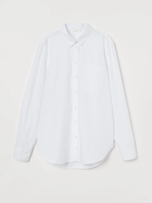 Рубашки H&M модель 0751998_білий Фото