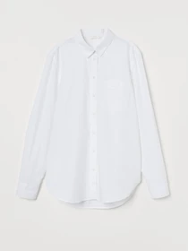 Рубашки H&M модель 0751998_білий Фото