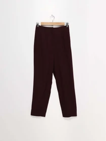 Брюки H&M модель 0889669_бордовий Фото