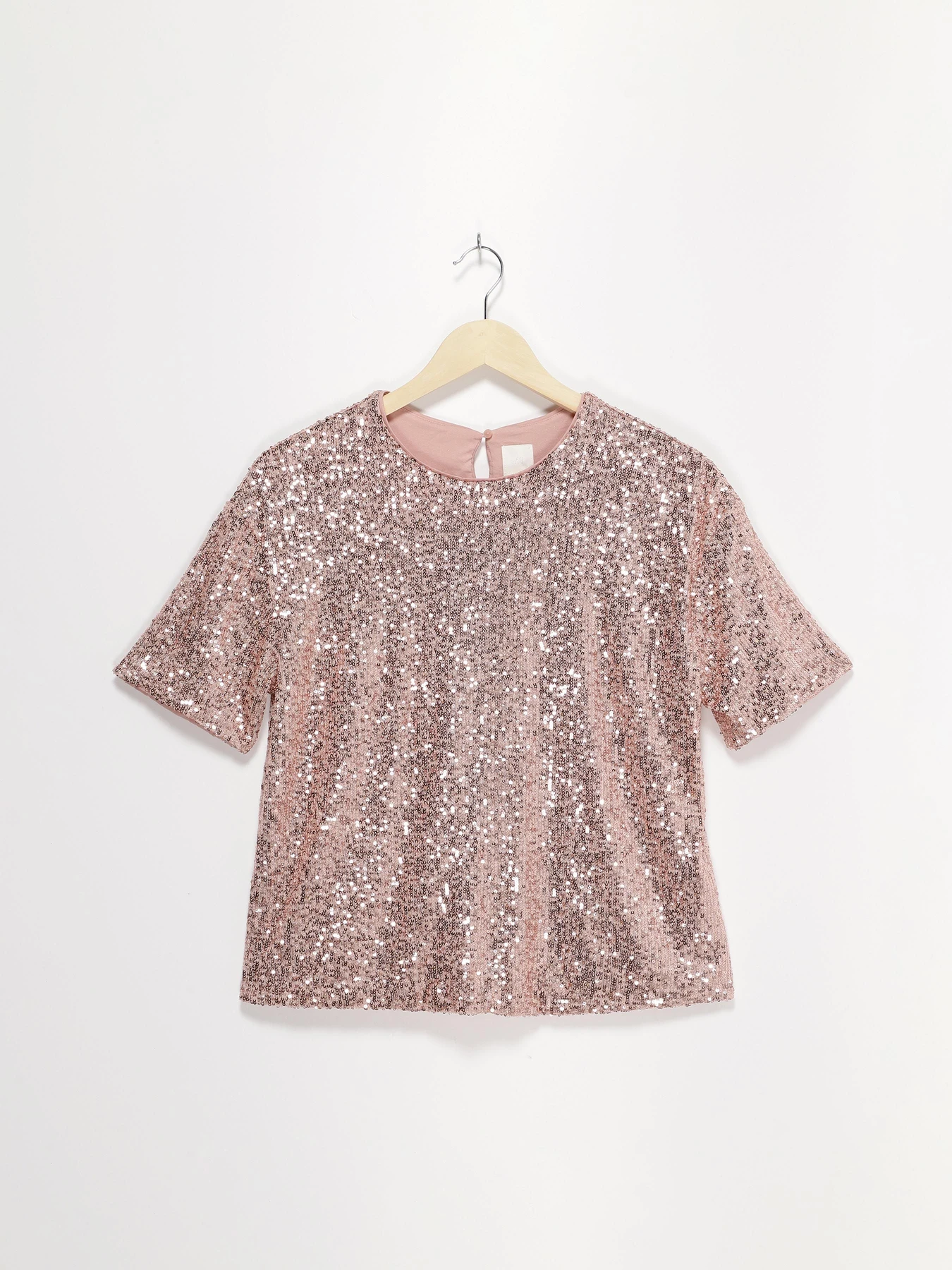 Сорочки H&M модель 0908563_рожевий комб. Фото