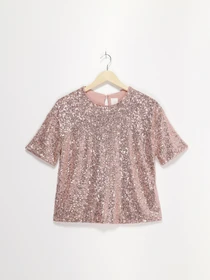 Сорочки H&M модель 0908563_рожевий комб. Фото