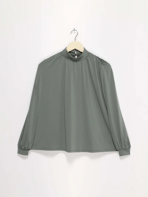 Рубашки H&M модель 0920529_оливковий Фото