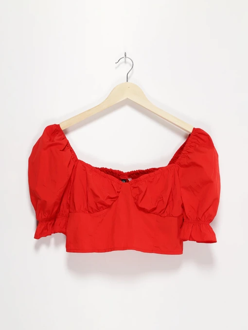 Футболки и поло H&M модель 0933675_червоний Фото