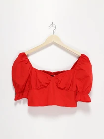 Футболки и поло H&M модель 0933675_червоний Фото