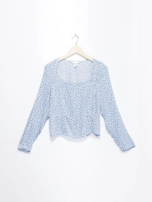 Рубашки H&M модель 0942342_с.синій комб. Фото