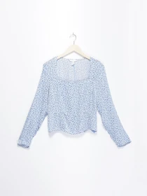 Рубашки H&M модель 0942342_с.синій комб. Фото