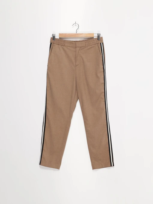 Брюки H&M модель 0942609_бежевий комб. Фото