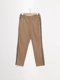 Брюки H&M модель 0942609_бежевий комб. Фото