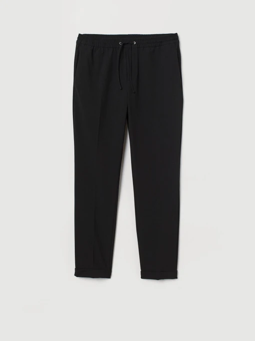 Брюки H&M модель 0766402_чорний Фото
