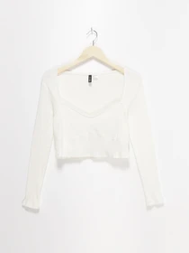 Худі та світшоти H&M модель 0950722_білий Фото