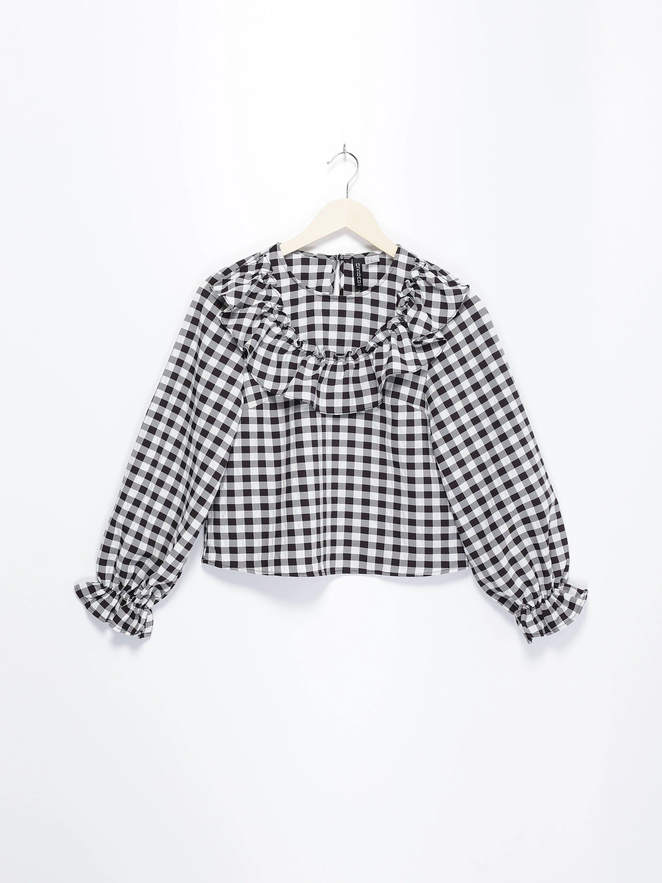 Рубашки H&M модель 0961446_білий з чорним Рубашки H&M модель 0961446_білий з чорним Фото