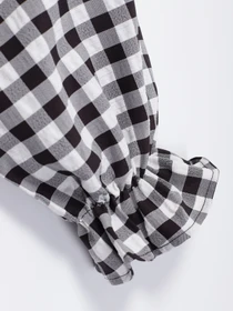 Рубашки H&M модель 0961446_білий з чорним Фото