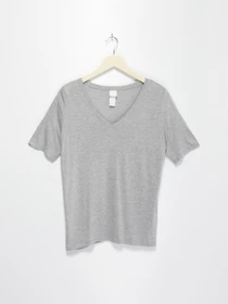 Футболки і поло H&M модель 0976661_сірий Фото